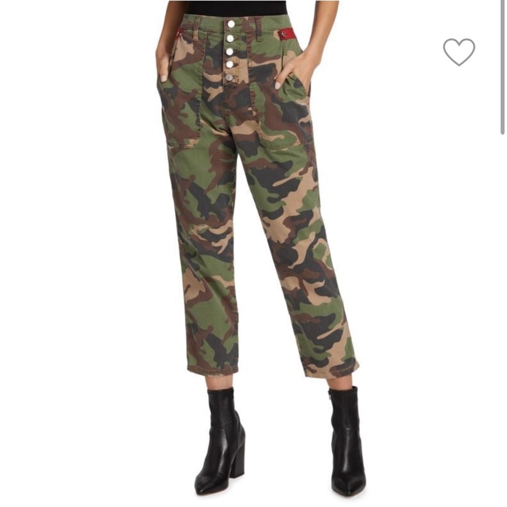 NWT VERONICA BEARD ARYA STRAIGHT LEG CAMO PANT